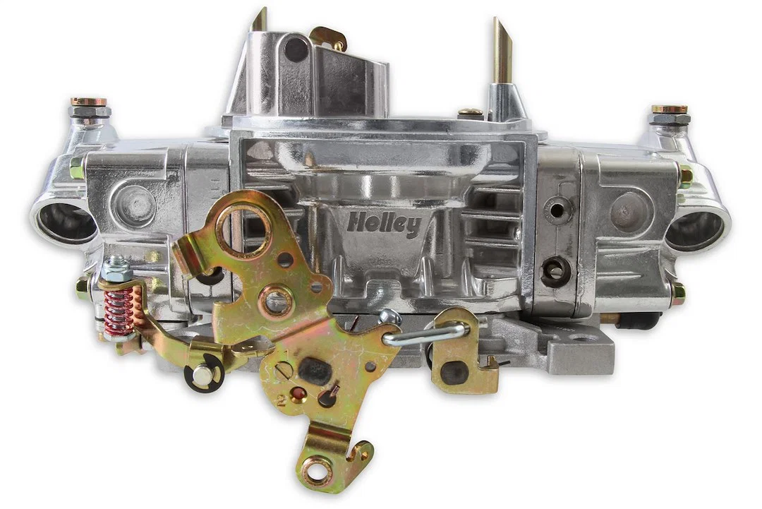0-4777S – HOLLEY Carburetor, 4 Barrel 650 Cubic Feet Per Minute (CFM) Square Bore Flange Manual Choke Mechanical Seco...